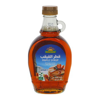 Natureland Organic US Grade A Amber Maple Syrup 250ml