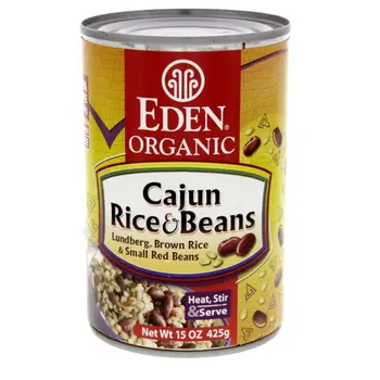 Eden Organic Cajun Brown Rice & Beans 425g