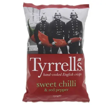 Tyrrells Sweet Chilli & Red Pepper Crisps 150g