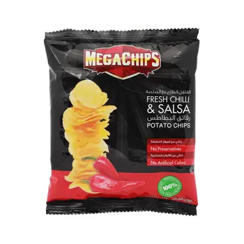 Mega Chilli & Salsa Potato Chips 22x13g