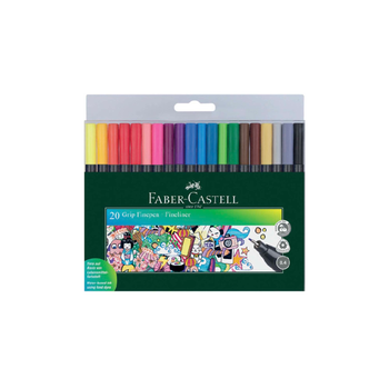 Faber-Castell Grip Fine Pen 20 Pieces