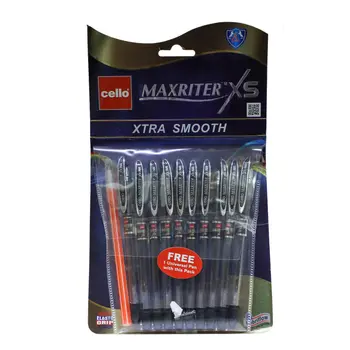 تشيلو قلم حبر جاف ماكسريتر أسود 11قطعة