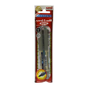 يوني بول آي رولر UB157  أقلام حبر 0.7ملم 2قطعة