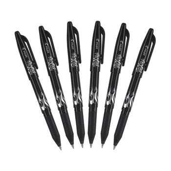 Pilot Frixion Assorted Roller Ball Pens 6 Pieces