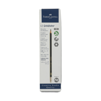 فايبر كاستل 1222 أقلام رصاص اتش بي مع ممحاة 12قطعة