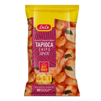 Lulu Spicy Tapioca Chips 200g
