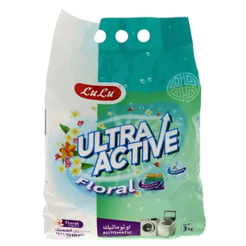 LuLu Ultra Active Floral Washing Powder 3kg