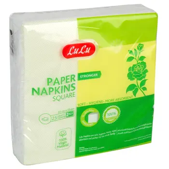 Lulu 2-Ply Embossed Paper Napkins 25 Pieces