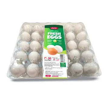 Lulu Fresh White Eggs Medium 30 Pieces