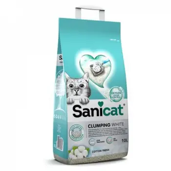 Sani Cat Cotton Fresh Clumping Cat Sand 10L
