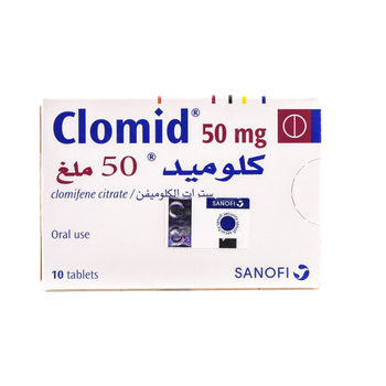 كلوميد 50ملجم علاج هرموني 10قطعة