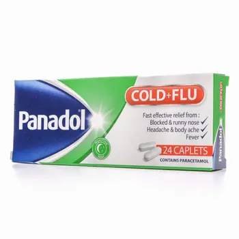 Panadol Cold + Flu Tablets 24 Count