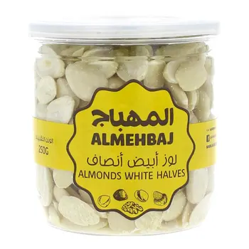 Almehbaj White Almonds Halves 250g
