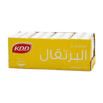 KDD Orange Juice 24x180ml