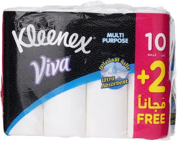 كلينكس فيفا مناشف مطبخ 12قطعة