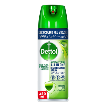 Dettol Morning Dew Disinfectant Spray 450ml