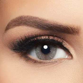 Layala Gray Platinum Cosmetic Contact Lenses
