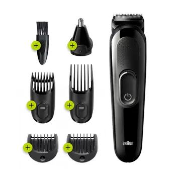 Braun All-In-One Trimmer MGK3220 Multi Grooming Kit Black 1Pack