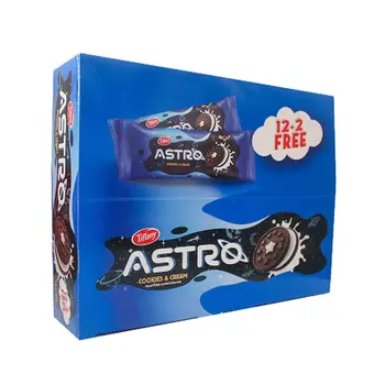 Tiffany Astro Cookies & Cream Sandwich Biscuits 14x36g