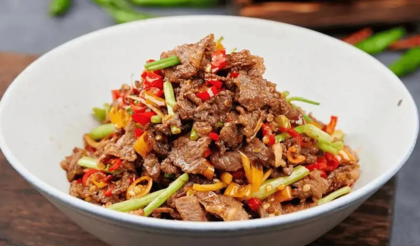Beef With Green Pepper