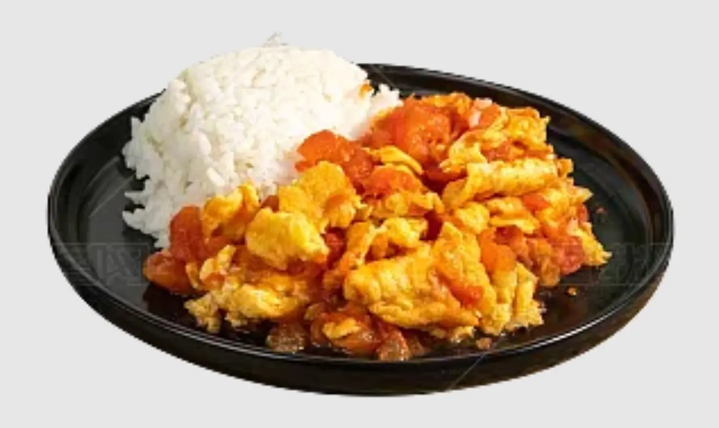 Tomato Egg Topped Rice
