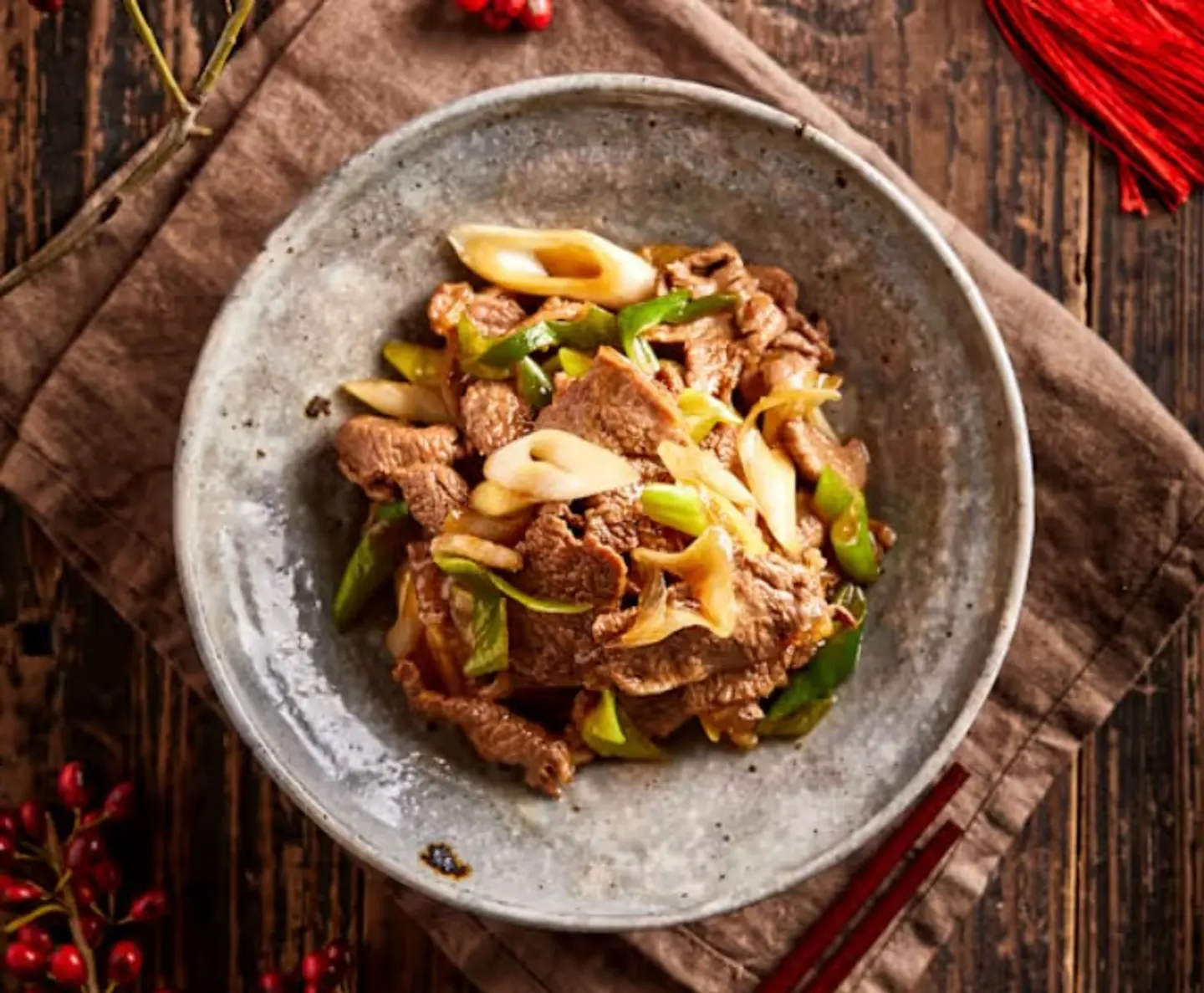 Lamb With Green Onion