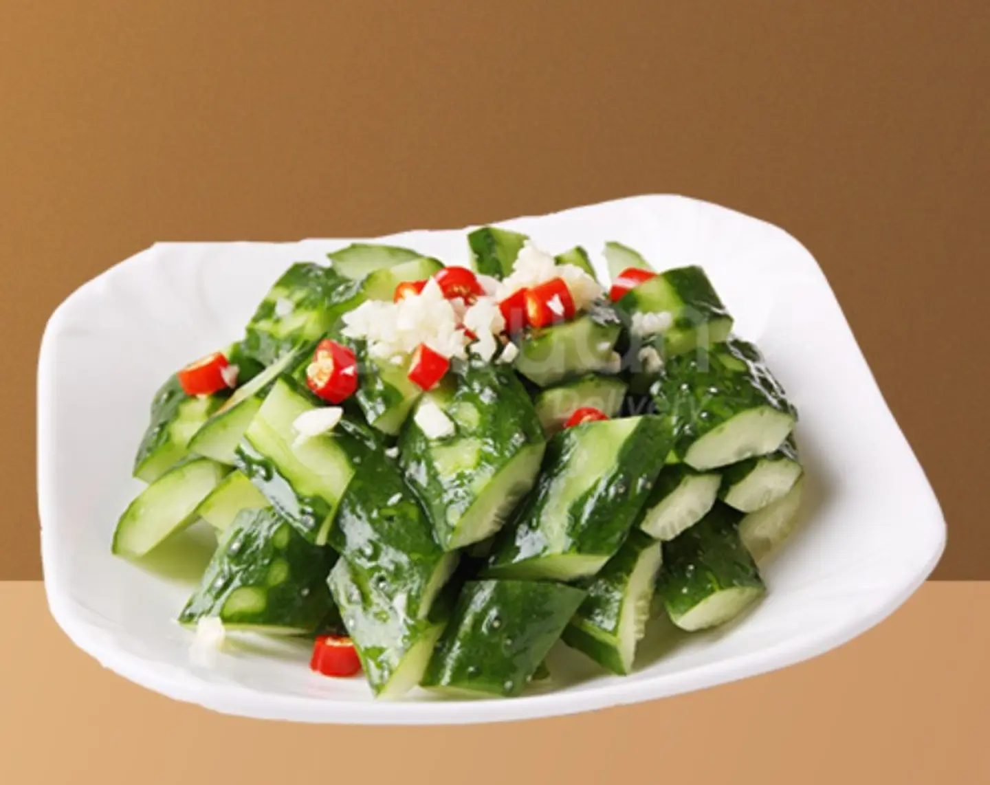 Cucumber Garlic Sauce Salad