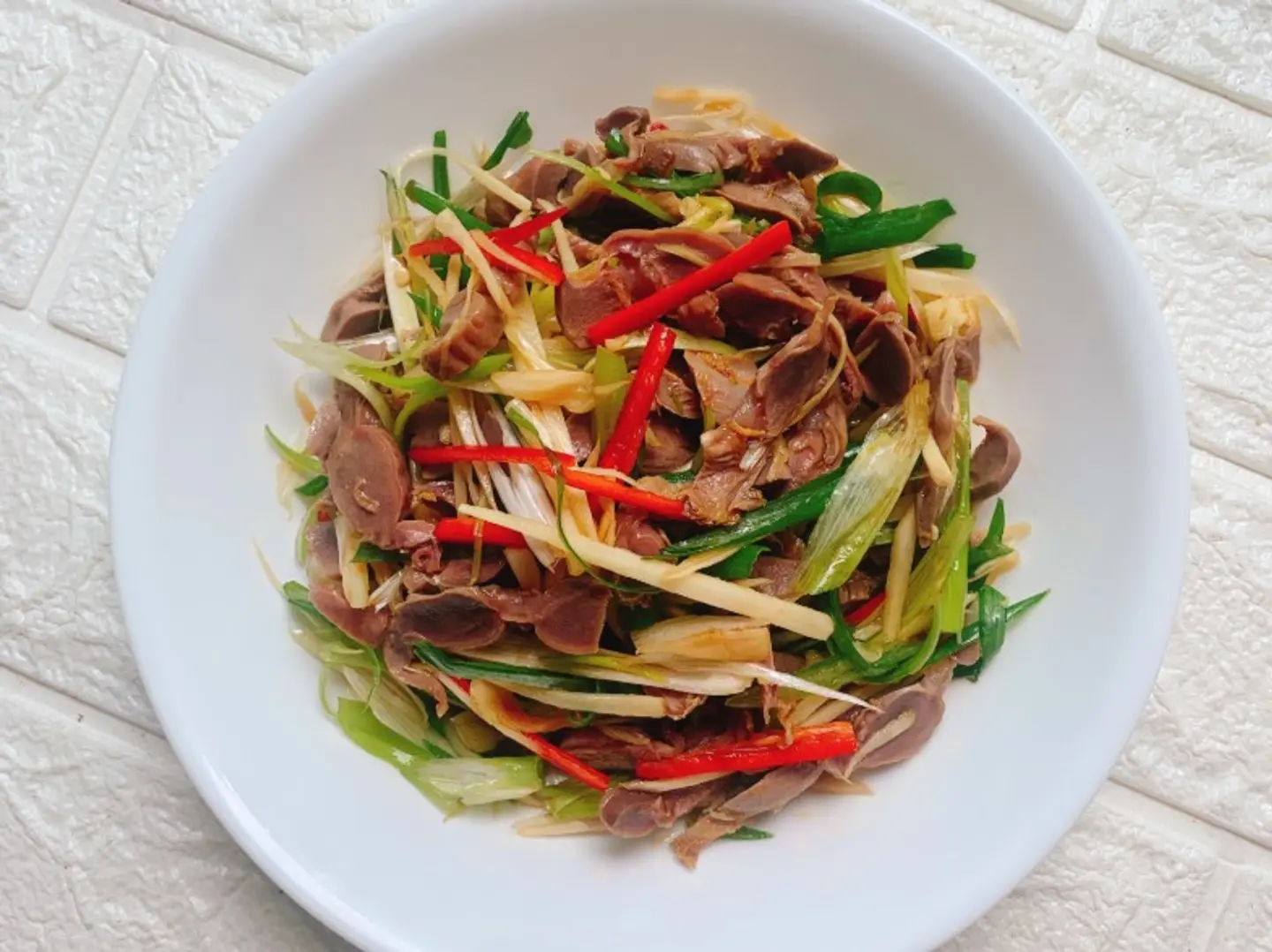 Chicken Gizzard Onion Salad