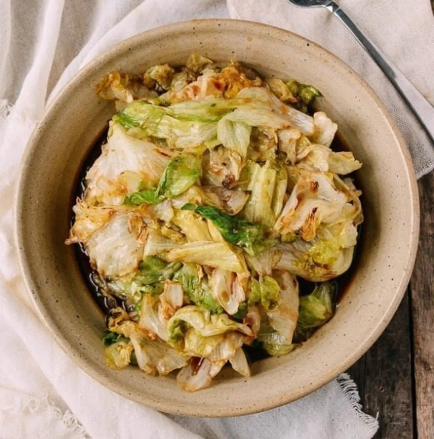 Fried Lettuce With Oyster Sauce