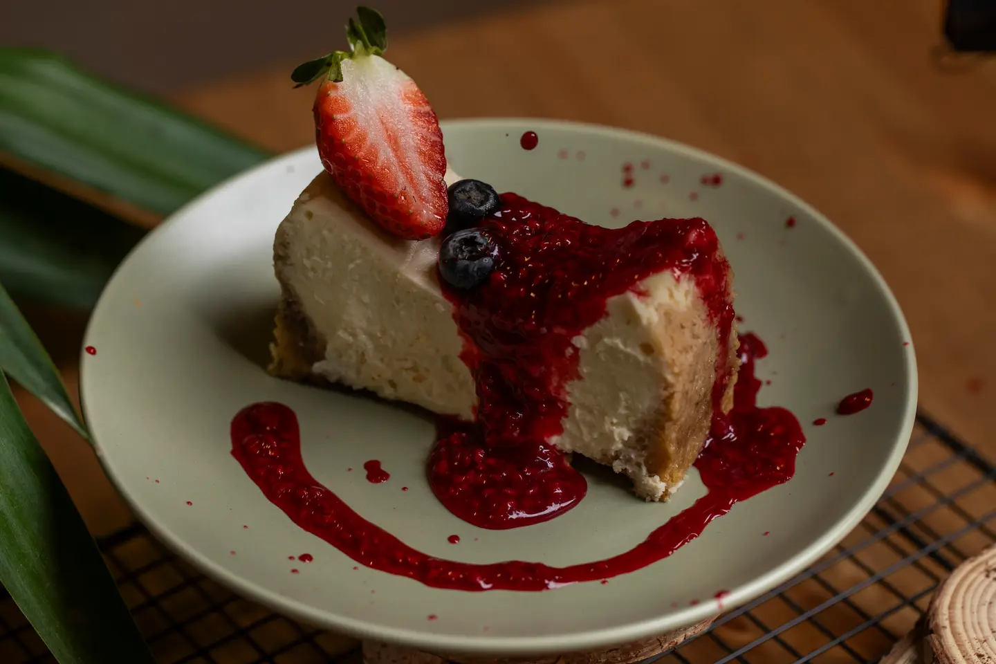 Strawberry Lemon Cheesecake