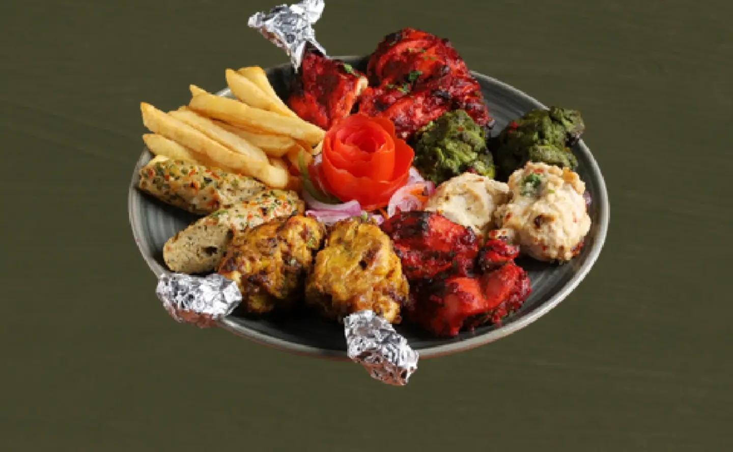 Tandoori Chicken Platter