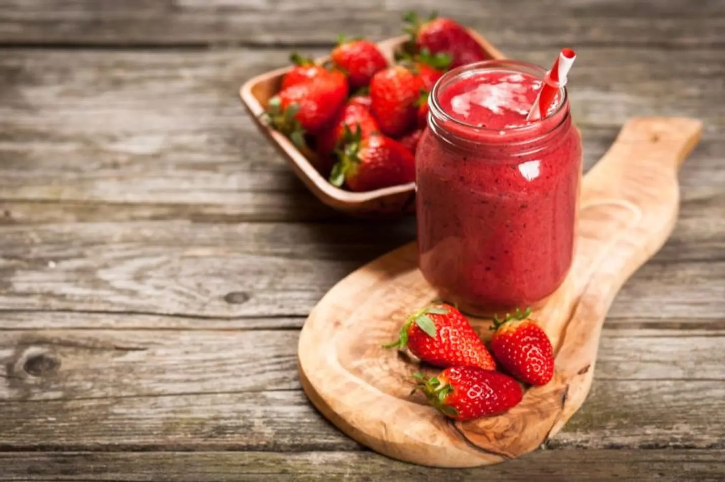 Strawberry Smoothie - Medium Cup