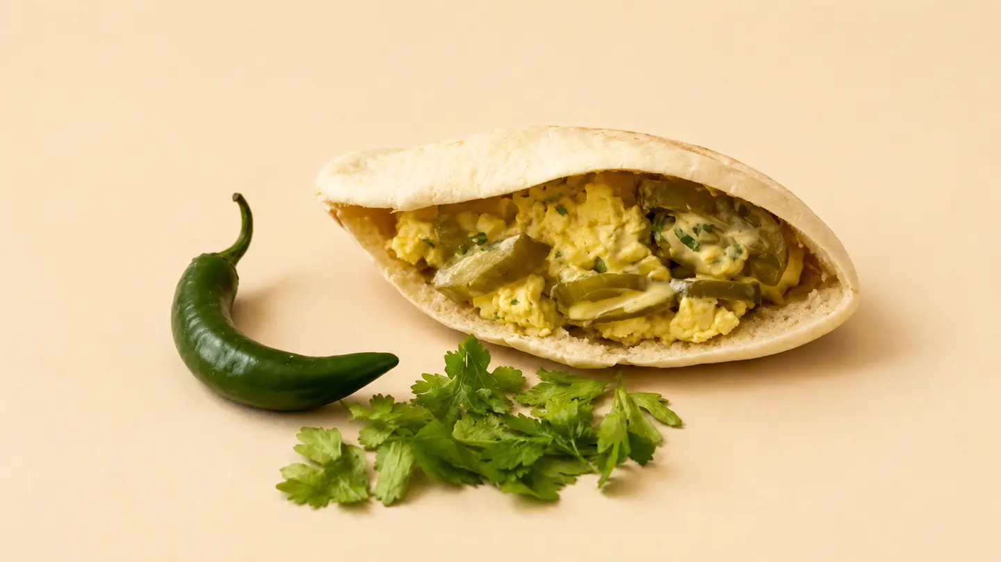 Eggs Manakeesh Sandwich
