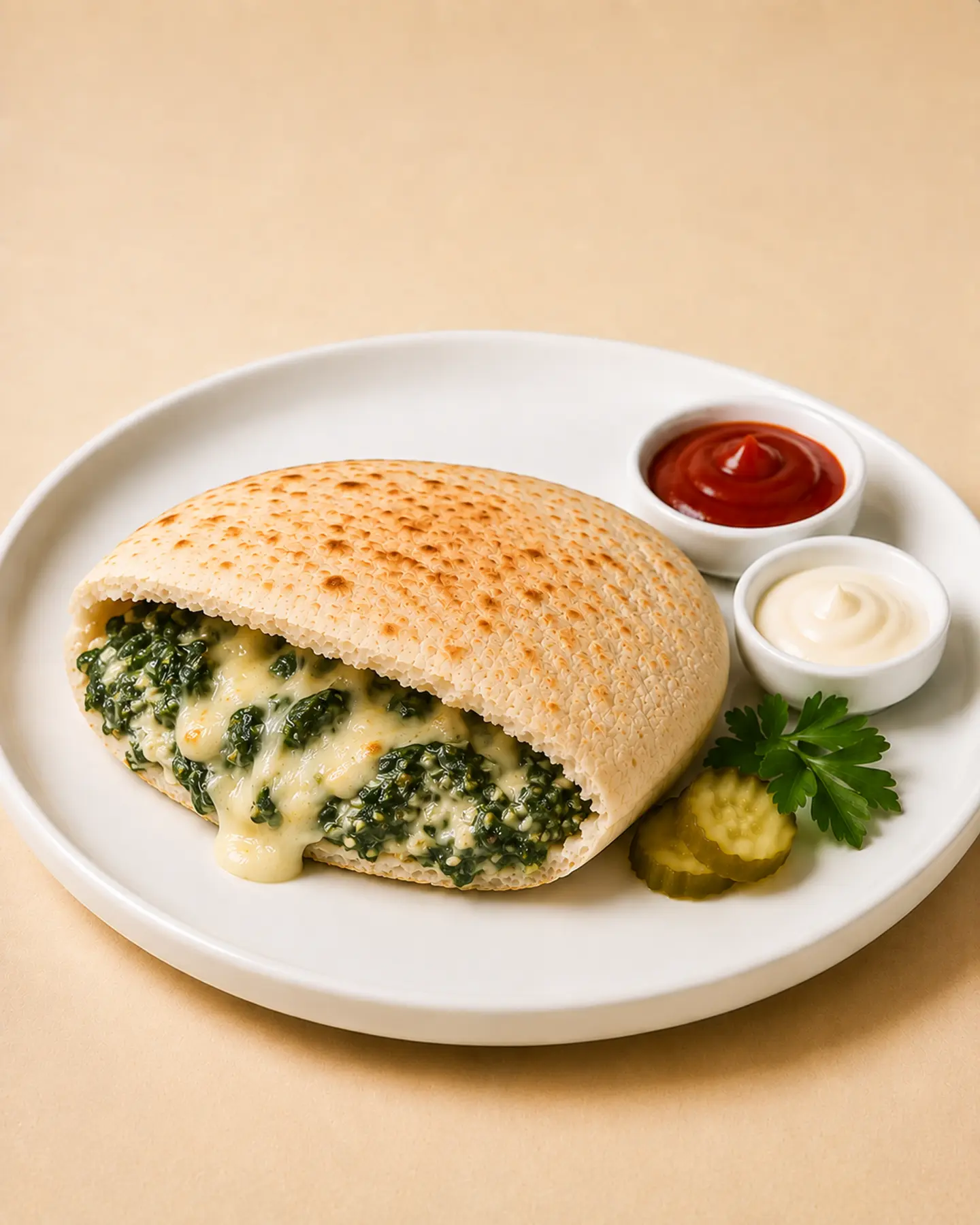 Spinach & Cheese Sandwich