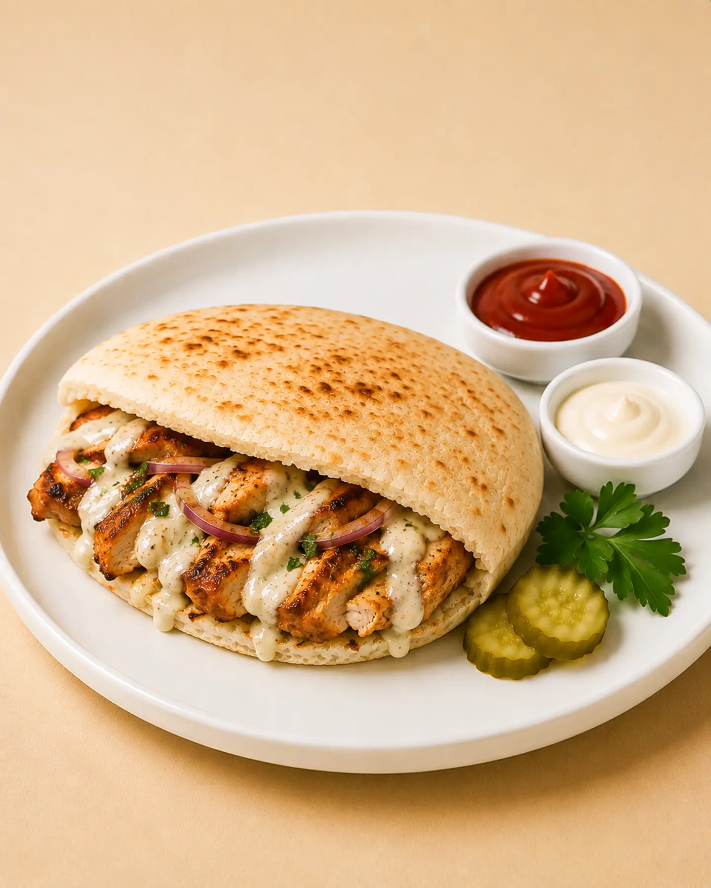 Shish Tawouk Sandwich