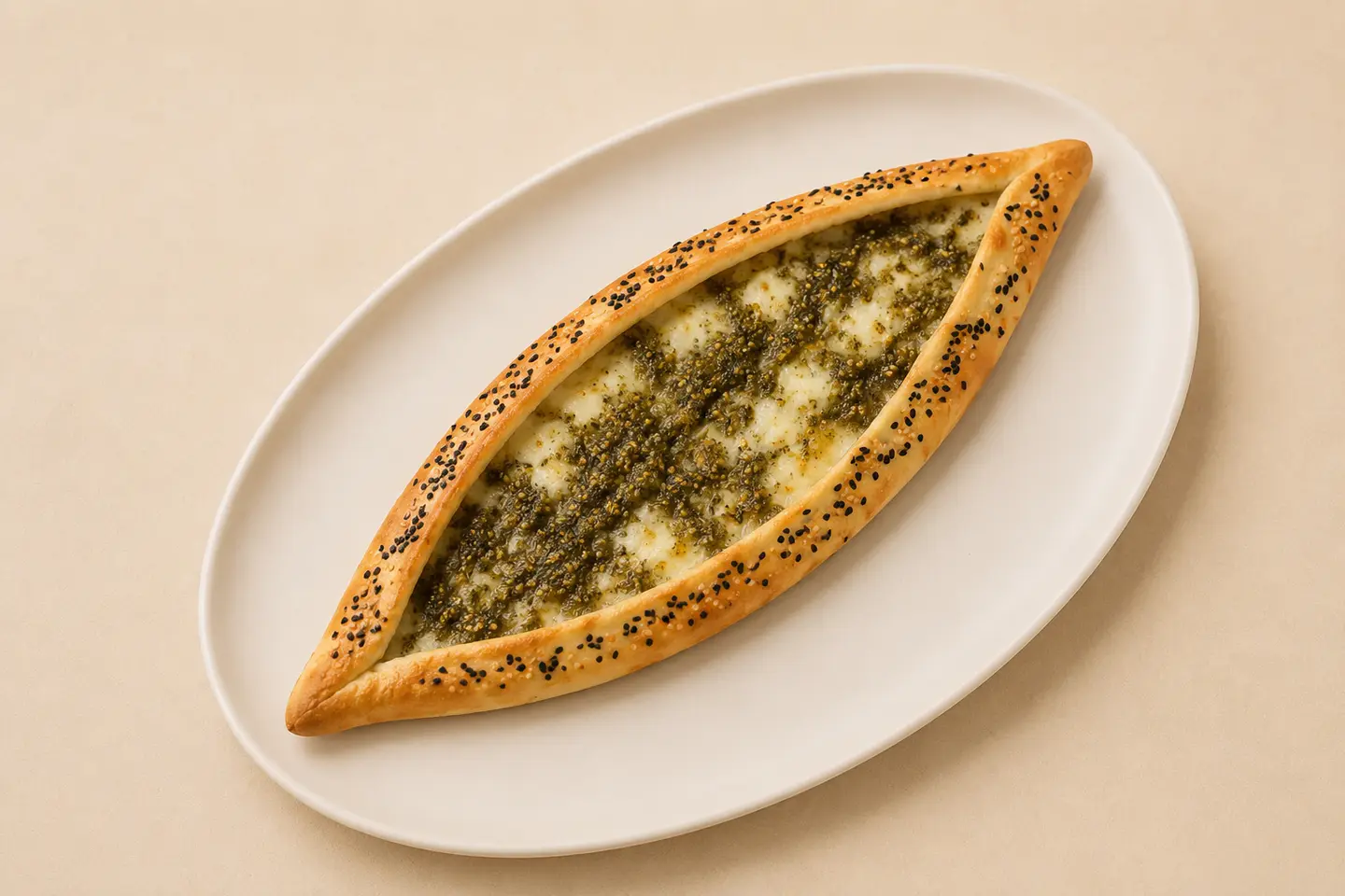 Thyme With Cheese Manakeesh