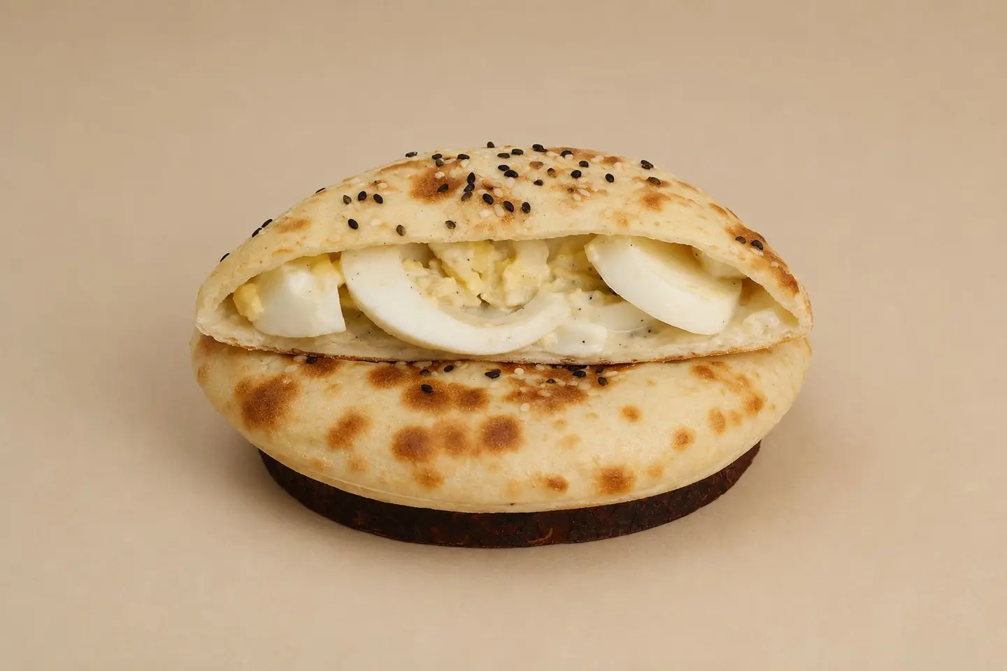 Boiled Egg With Cheese - Whole Wheat