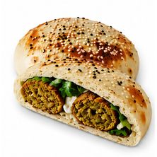 فطيرة فلافل مشكل