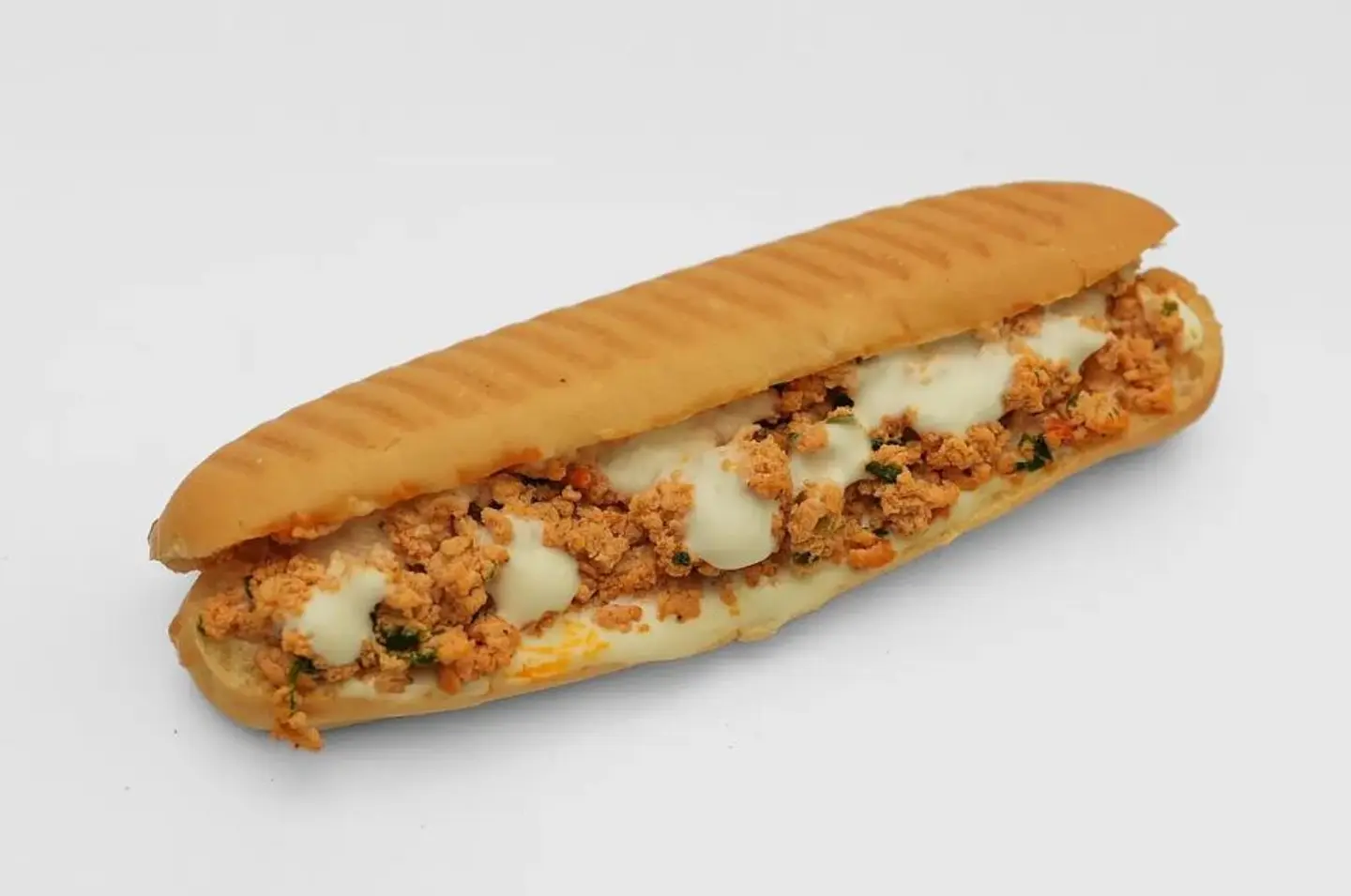 Mgalgal Chicken With Cheese Sandwich