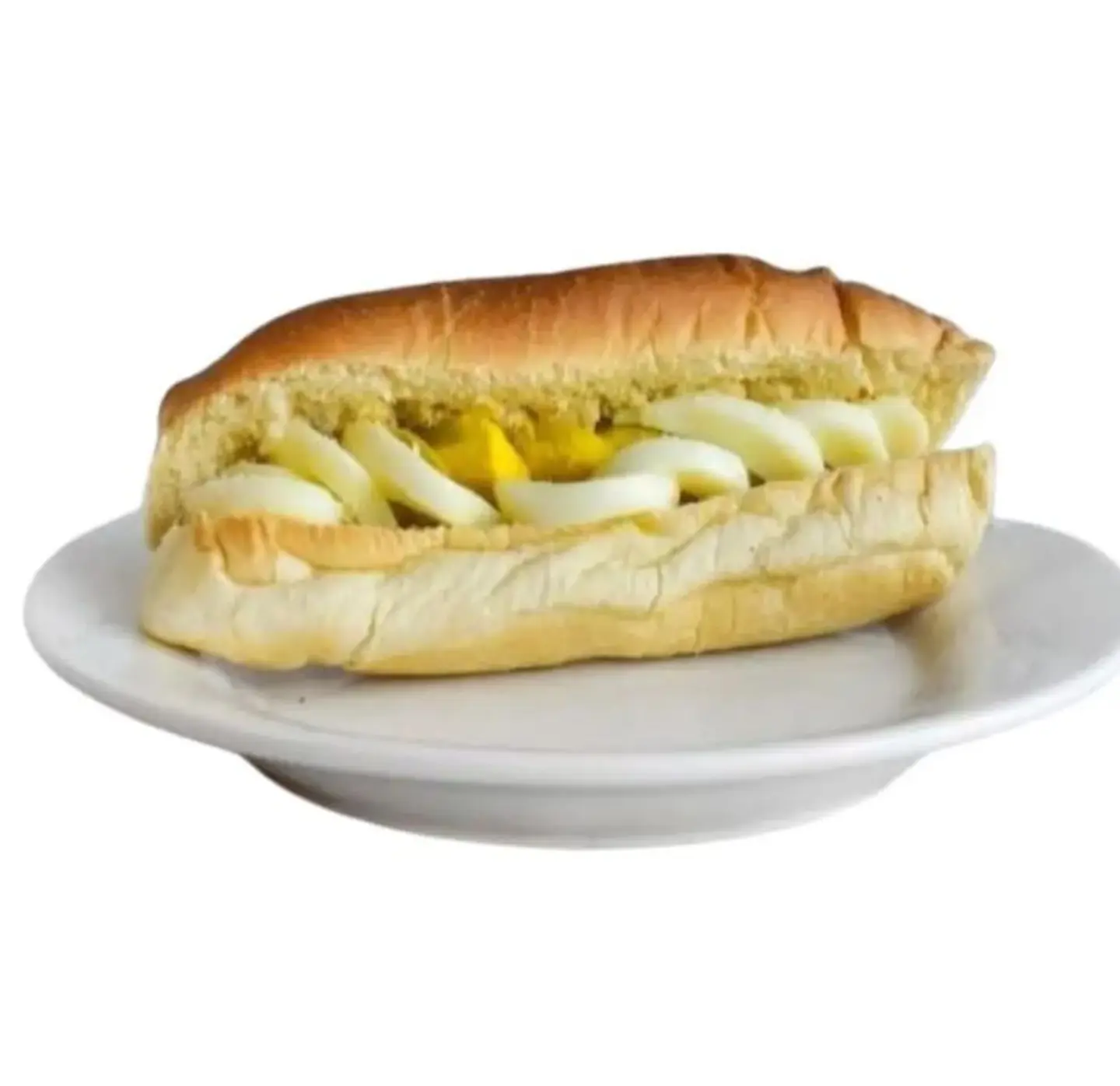 Boiled Egg With Cheese Sandwich