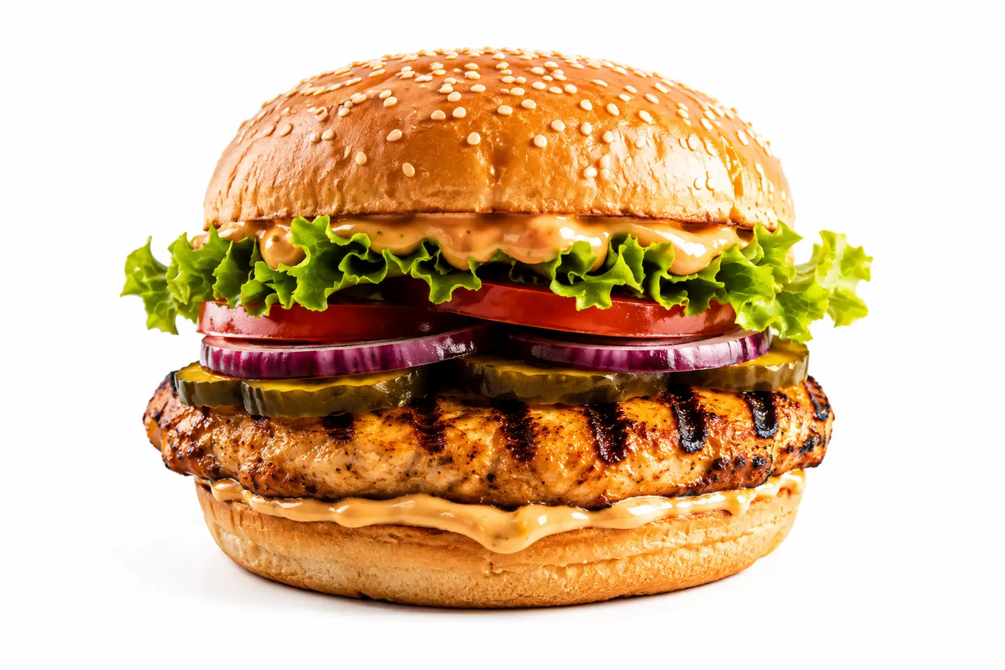 Charcoal Grilled Chicken Burger