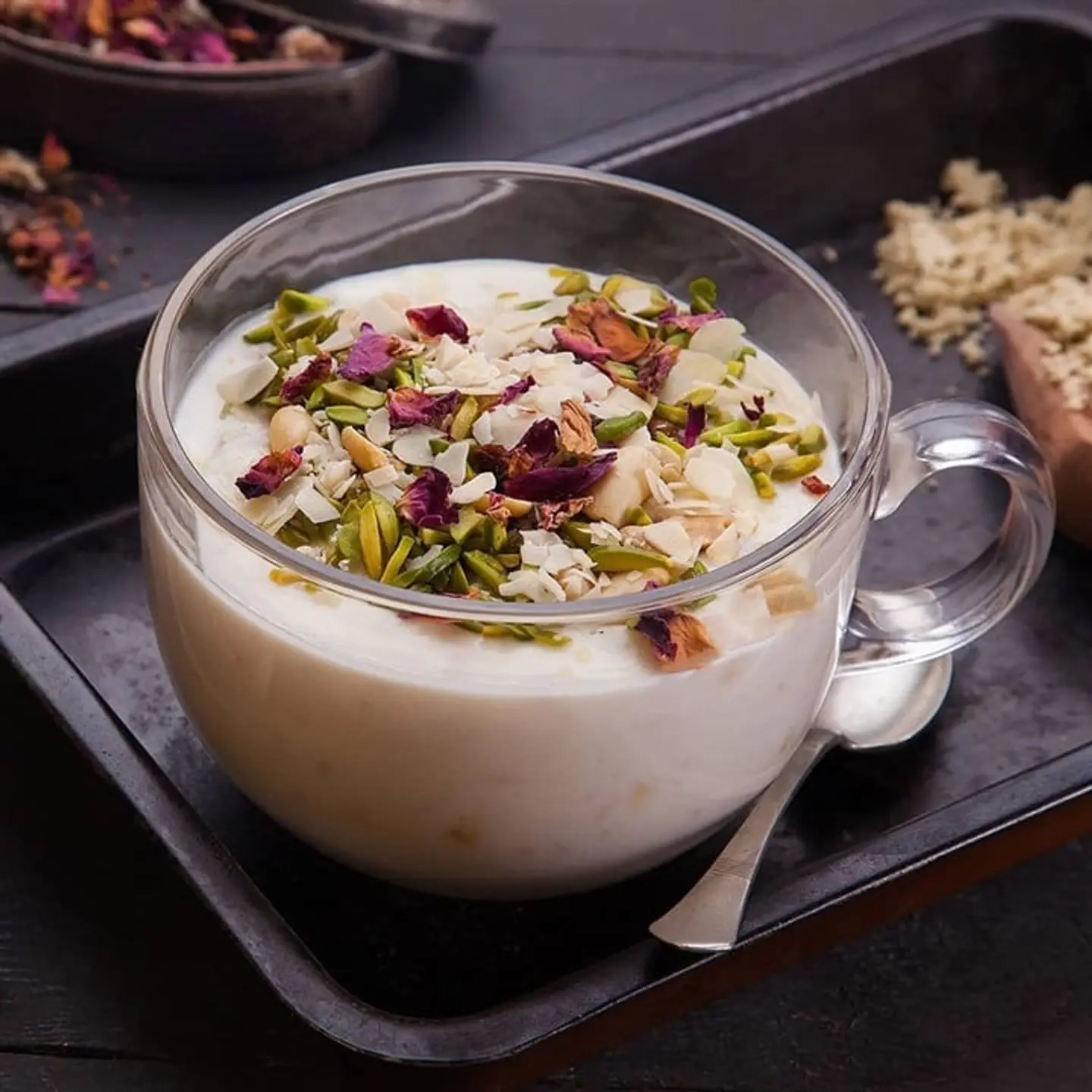 Sahlab With Nuts