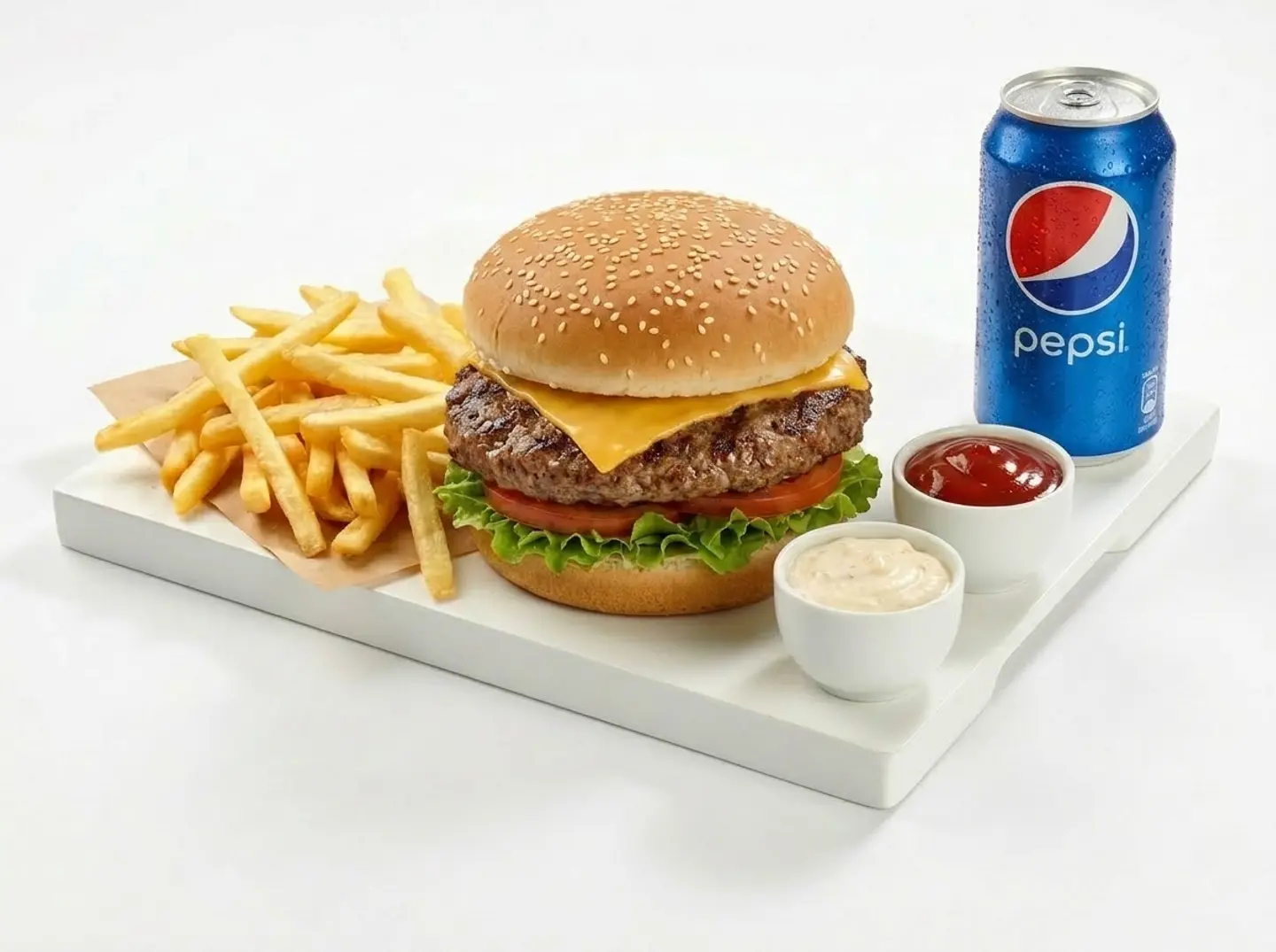Beef Burger Meal - Single