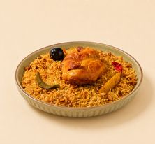 نص دجاجه كبسة حمراء