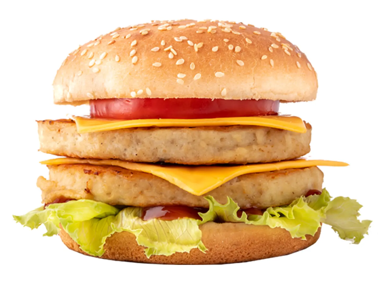 Double Chicken Burger - Small