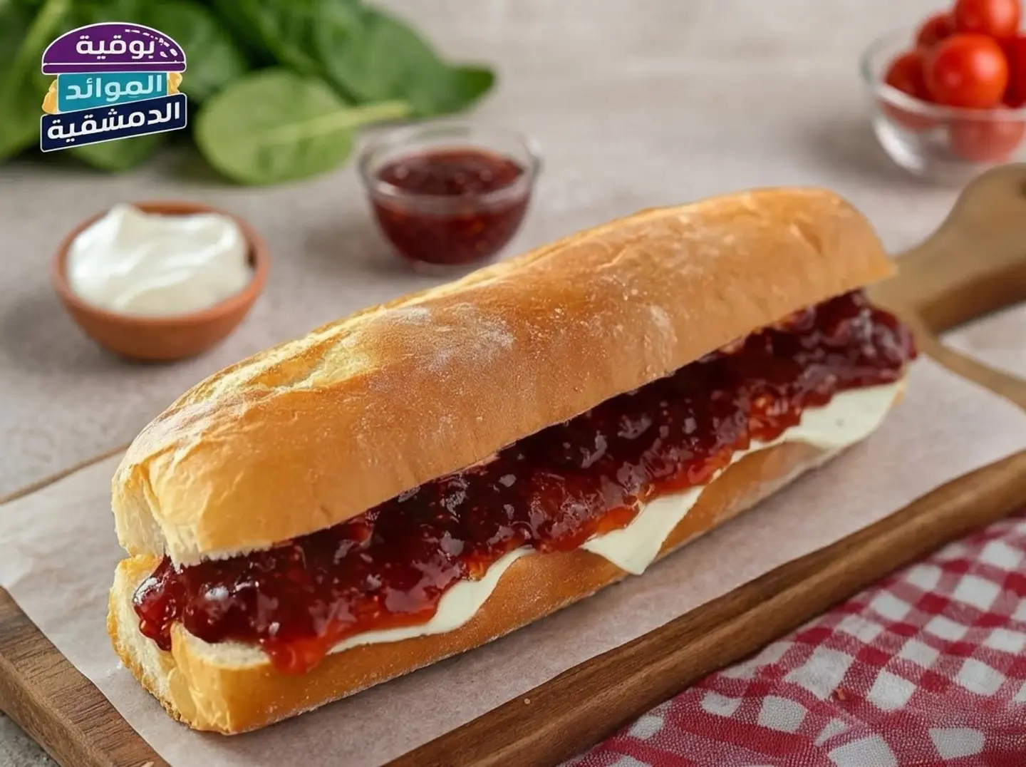 Cheese And Jam Brioche Samoli