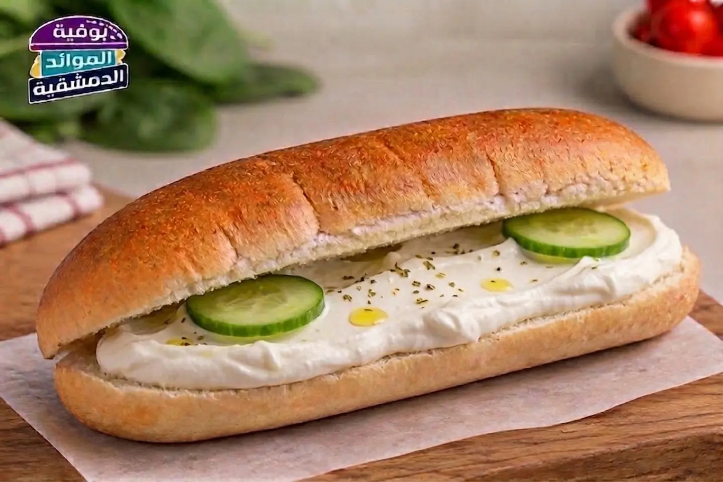 Philadelphia And Cucumber Brioche Samoli