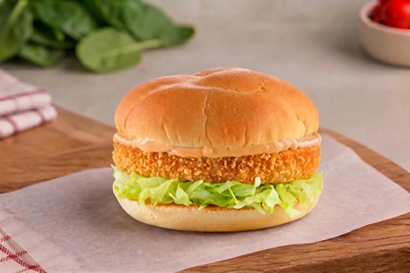 Breaded Chicken Burger