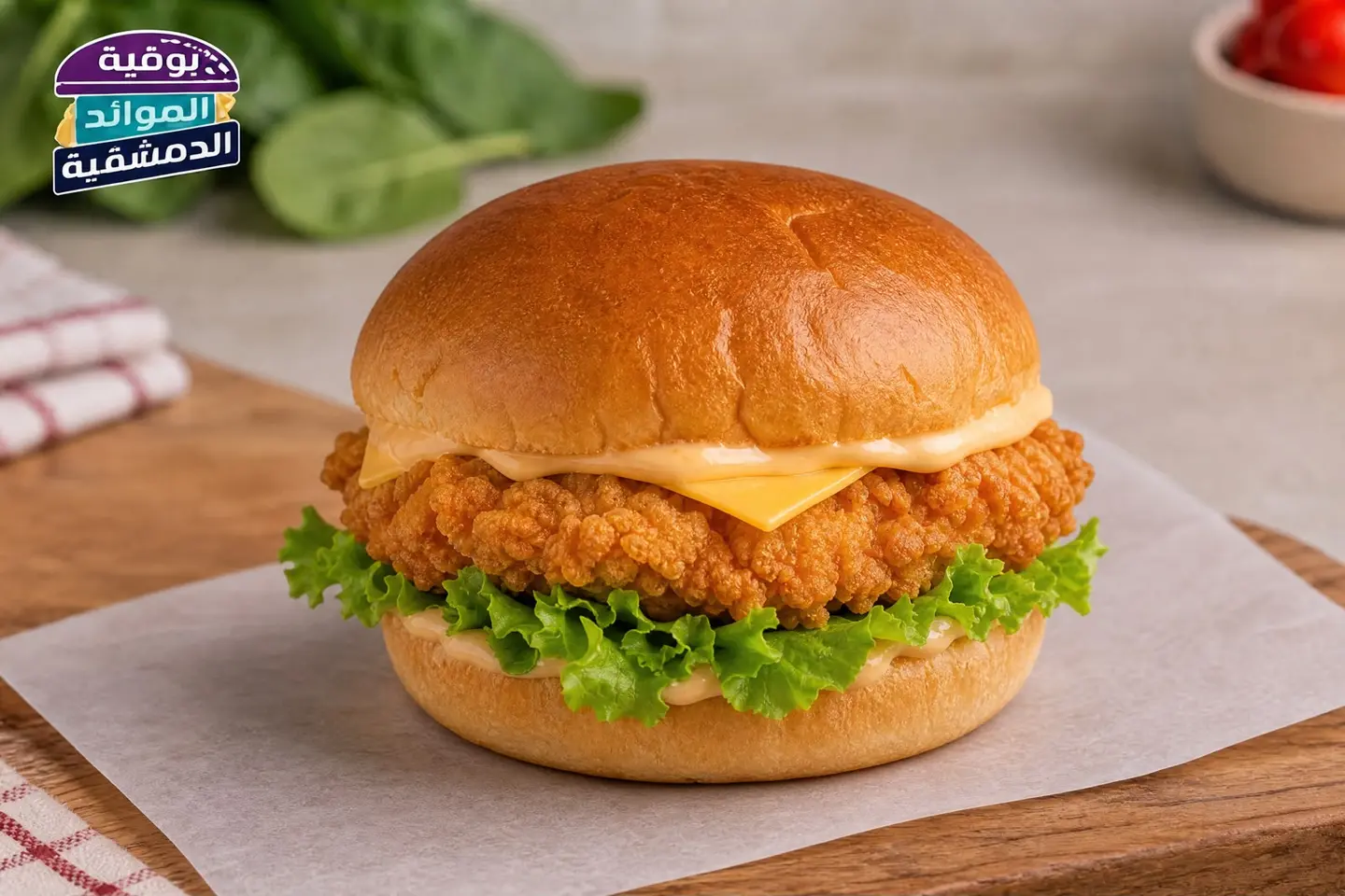Crispy Zinger Chicken Burger Hot