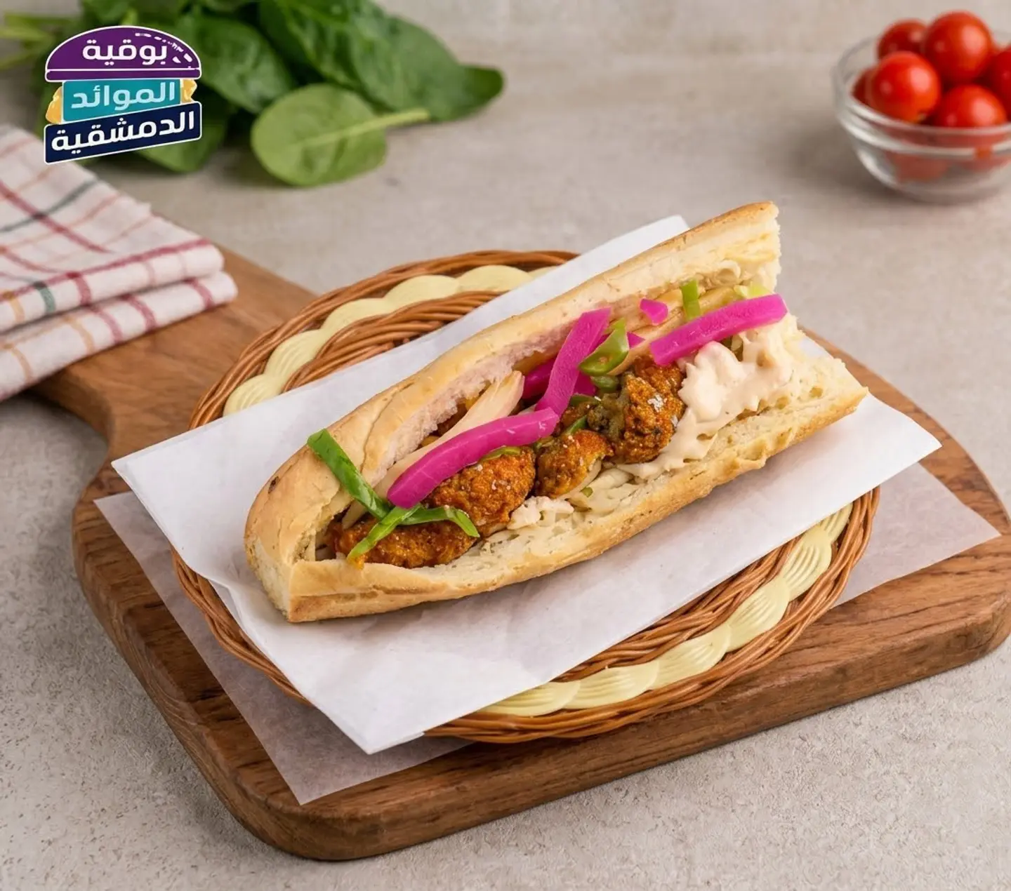 Falafel Brioche Samoli